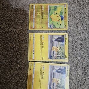 Pokemon Pikachu Trading Cards - Yellow